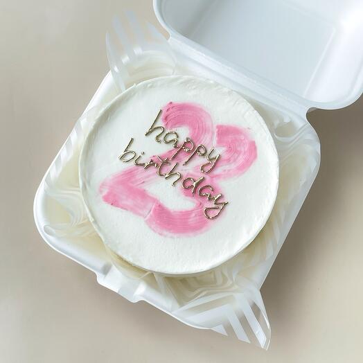 Бенто торт на день рождения, Бенто торт happy birthday, торт на 23 года, бенто торт подпуге