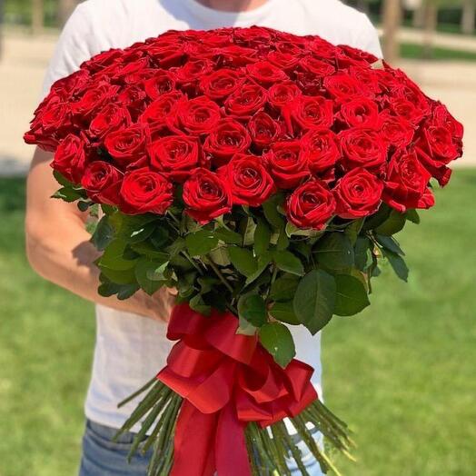101 роза 60 см