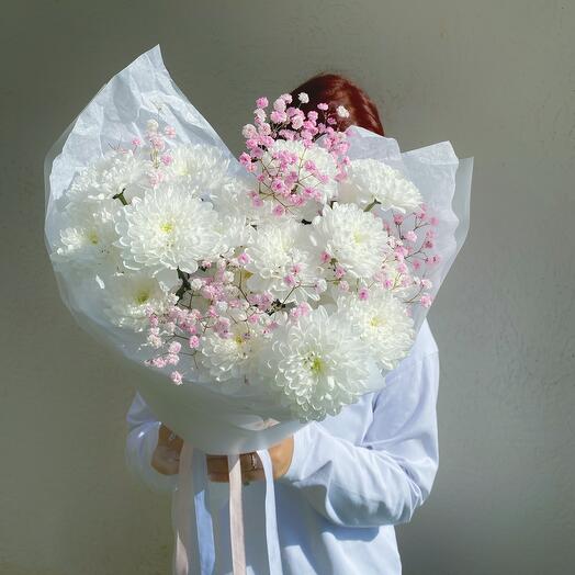 Букет из хризантем