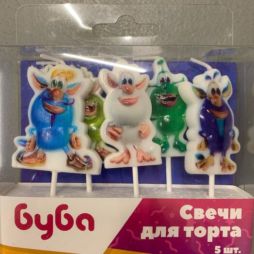 Свечи для торта Буба