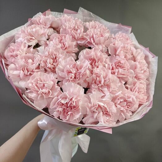 Букет из 25 гвоздики