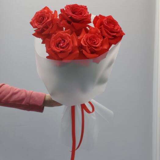 Букет роза аллая французская кружевная