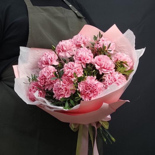 Bouquet of pink carnations