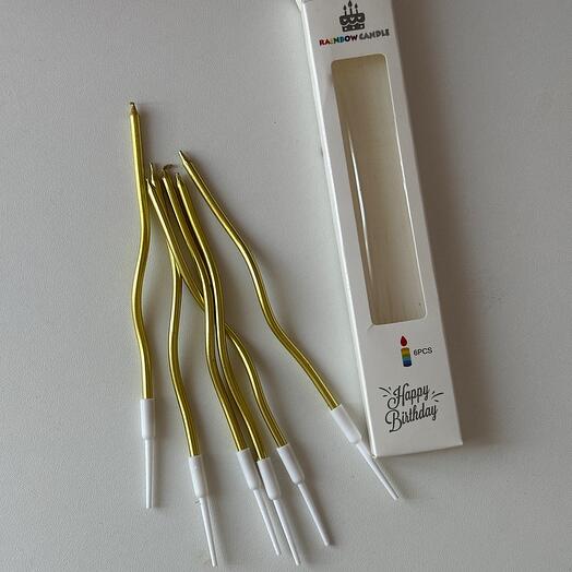 Свечи золотые