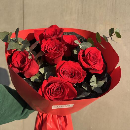 Bukiet czerwonych roż