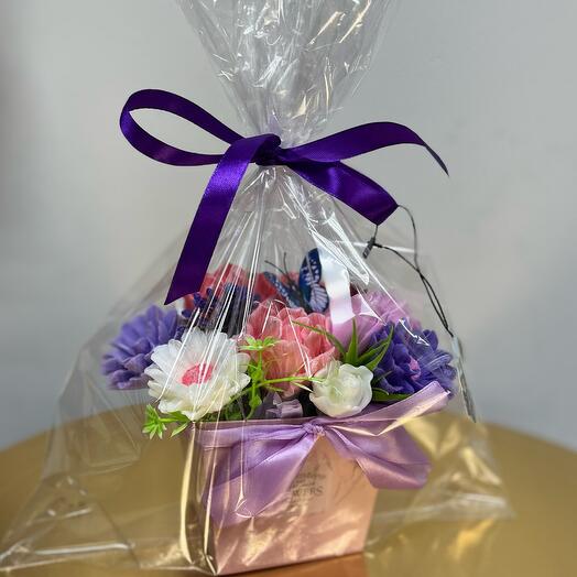 Мыльные цветы ручной работы