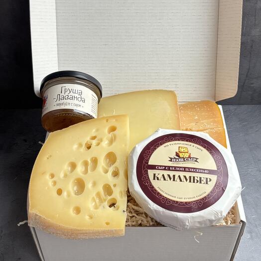Вкусный подарочный набор "Сырные шедевры" мини