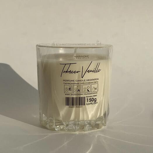 Парфюмерная свеча Tobacco Vanille Perfume Candle Meditation