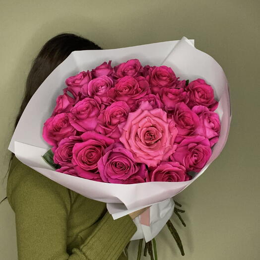 Pink boom | Bouquet of fresh roses Pink Floyd