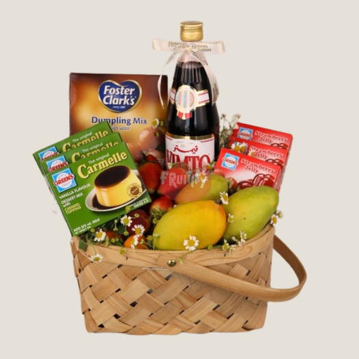 Basket of Ramadan Nostalgic goodies