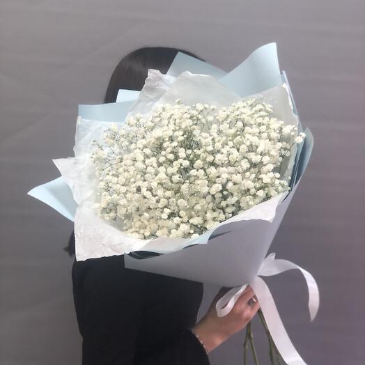 Букет из белых гипсофил DR0150352