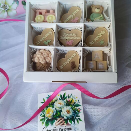 Chocolate set "Gratitude to the educator"