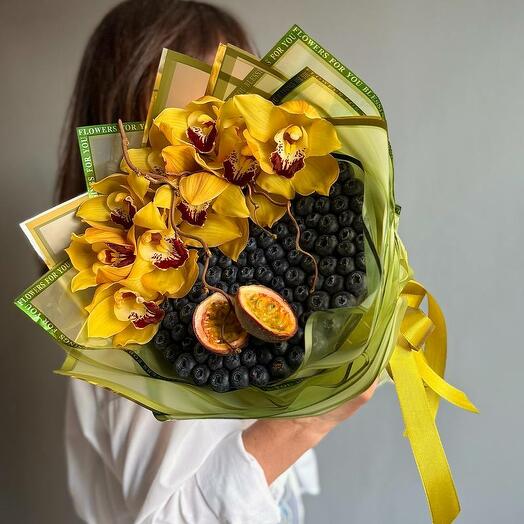 Ягодный букет, Букет из голубики