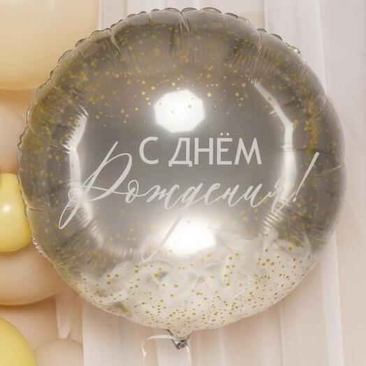 Шар панорамный с перьями