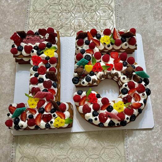 Торт Цифра 15