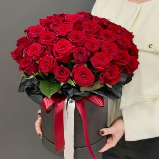 Цветы в коробке 55ш