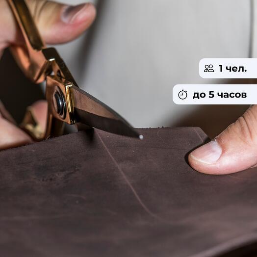 Докхолдер своими руками.  Мастер-класс по изготовлению кожаного органайзера для документов