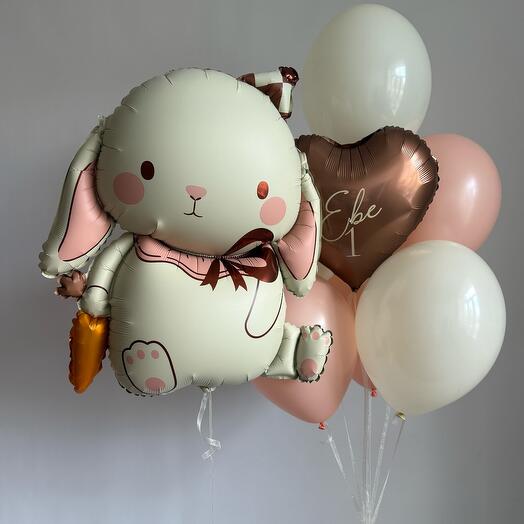 Набор шаров Заинька для девочки