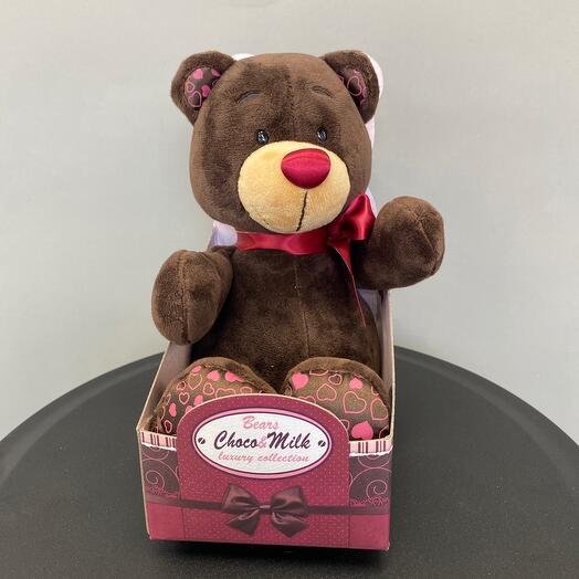 Мишка маленький красный