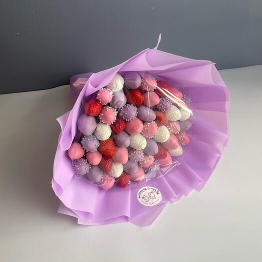 Ramo de fresas cubiertas de chocolate Tamaño M (750 gramos)