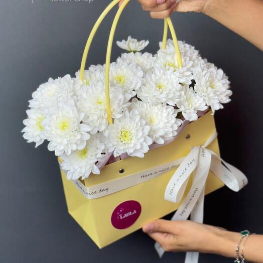 Хризантема в сумке