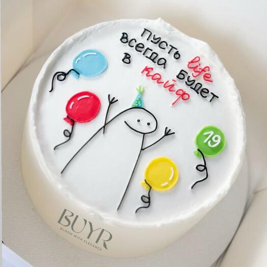 Бенто торт с шариками 🎈