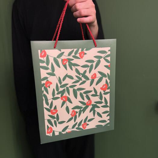 Пакет подарочный плотный