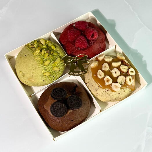 Печенье Cookies (Кукис) с топпером «1 сентября», 4шт