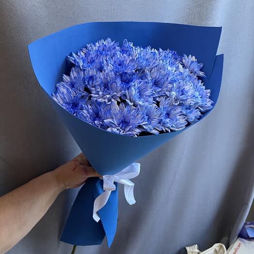 Синяя хризантема 🦋