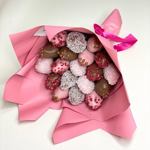 Ramo de fresas cubiertas de chocolate talla S