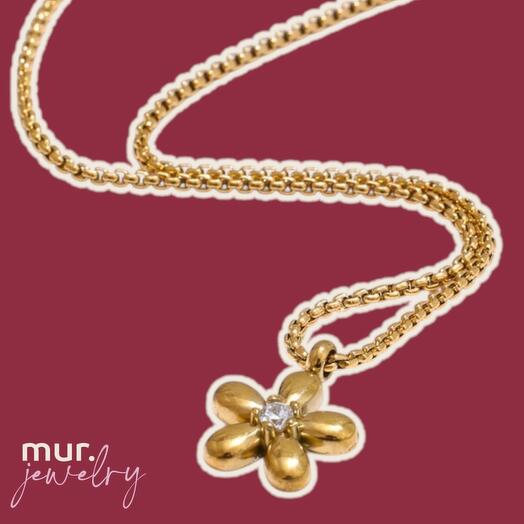 Цепочка с цветочком mur.flower