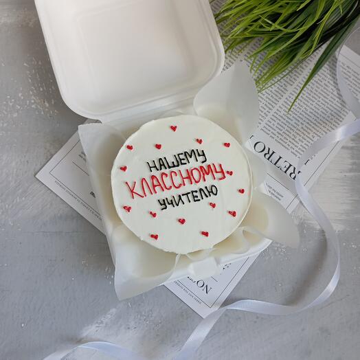 Бенто торт " Классному учителю " На день учителя