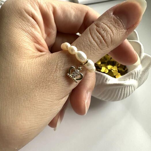 Кольцо «Принцесса» в золотом