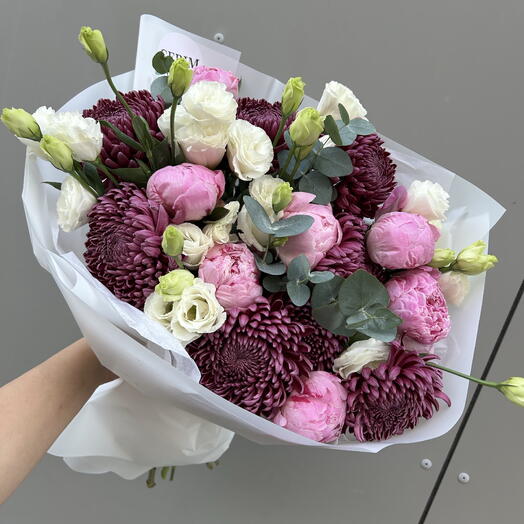 Пионы с Бигуди