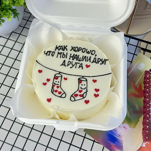 Бенто-торт на 14 февраля,влюблённым, парню,девушке,жене,мужу,на день рождения,праздник,без повода