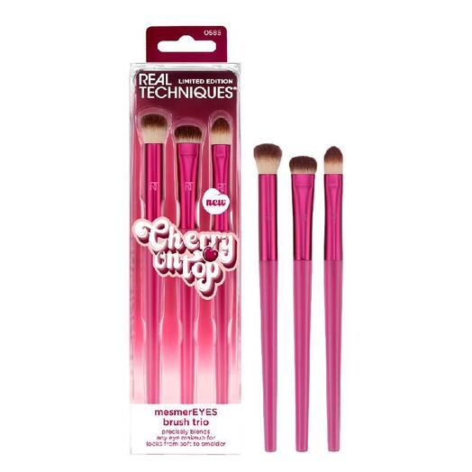 НАБОР ДЛЯ МАКИЯЖА ГЛАЗ REAL TECHNIQUES CHERRY ON TOP MESMEREYES BRUSH TRIO