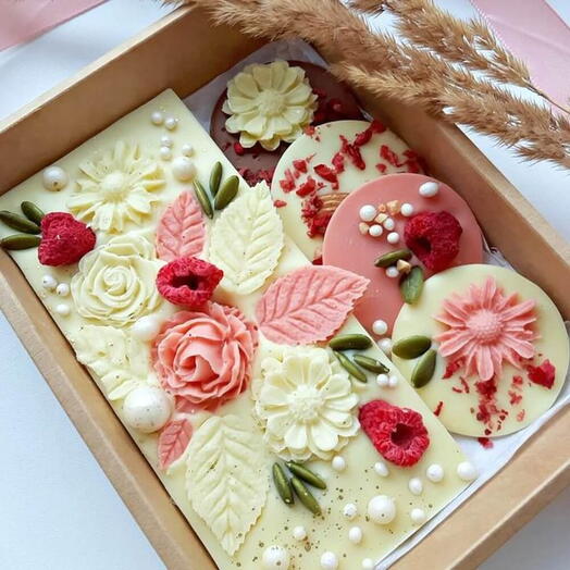 🎀Онлайн курс по изготовлению шоколада "Корейские цветы" 1 участник 1 курс 💝