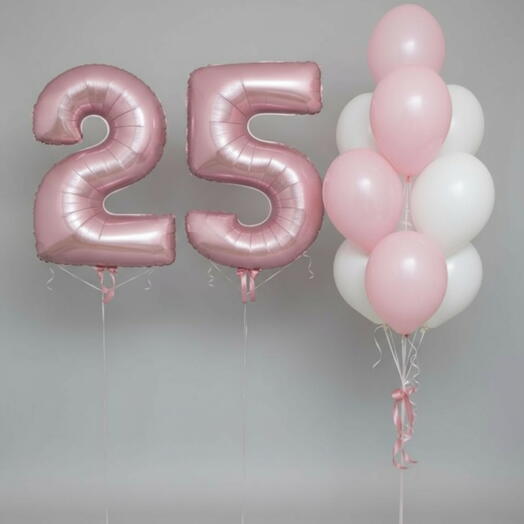 Набор шаров на 25 лет