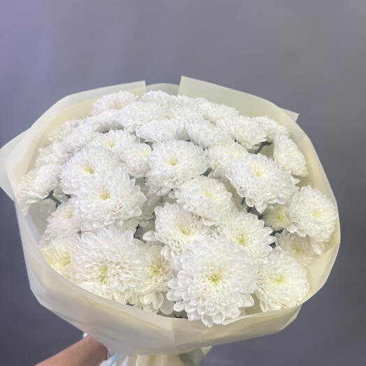 Букет из кустовых хризантем