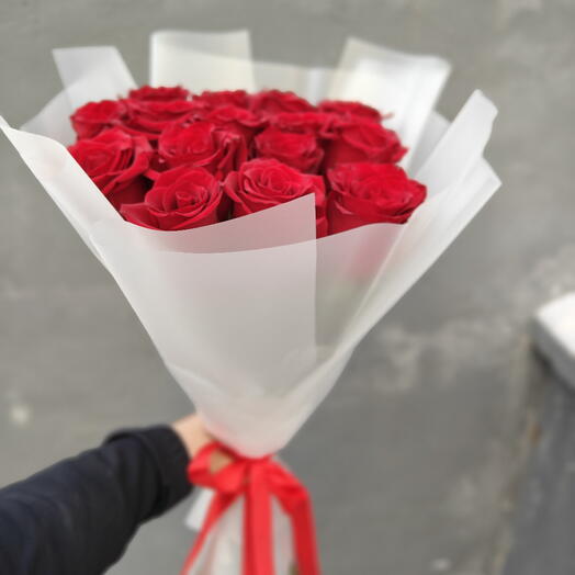 Букет из красных роз Эквадор🌹🌹♥️🔥