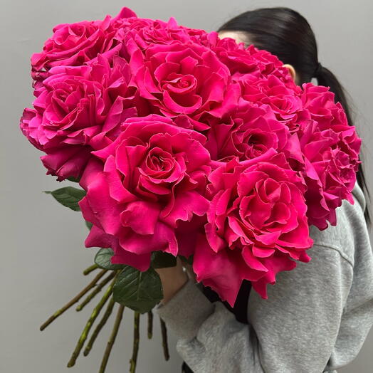 Яркое моно из французской розы 💓