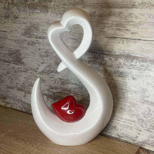 Статуэтка «Моргано» цвет белый