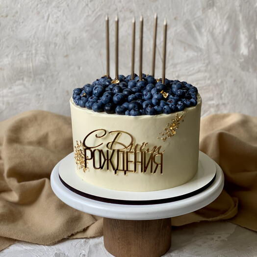 Торт с голубикой 1,5 кг