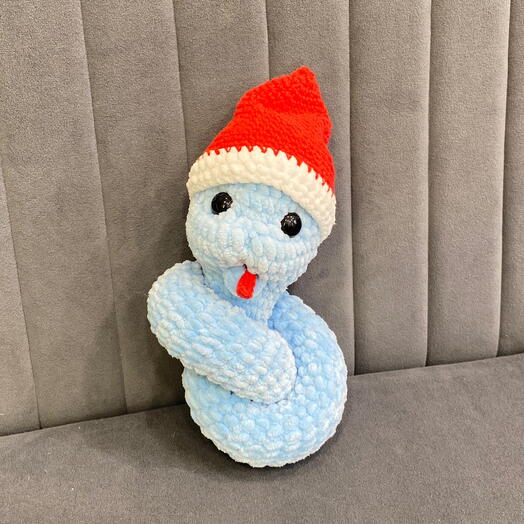 Милая змейка ручной работы 💙