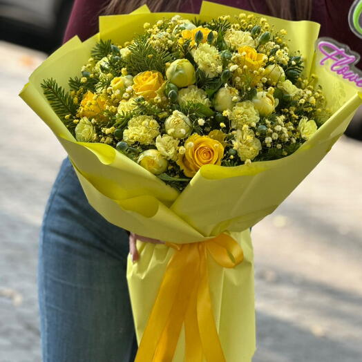 Букет в желтых оттенках