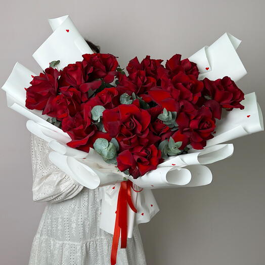 Букет из Красных Французских Роз