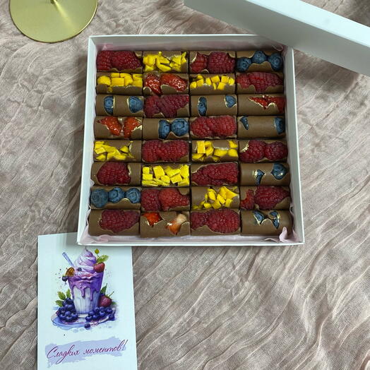 Шоколадные батончики «4 вкуса»