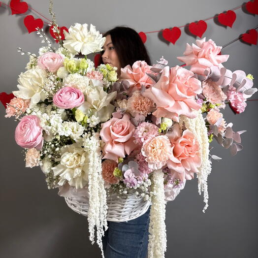Корзина с цветами «Свидание»🌸