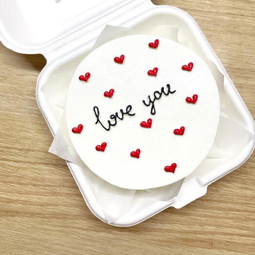 Полезный бенто LOVE YOU с сердечками