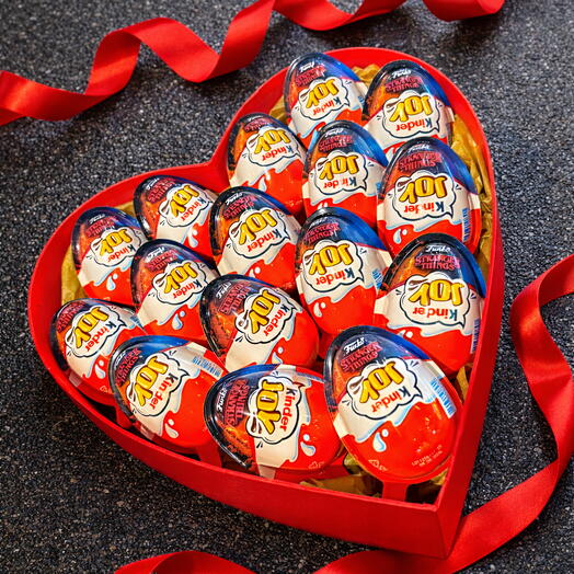 Сердце Kinder Joy Stranger Things